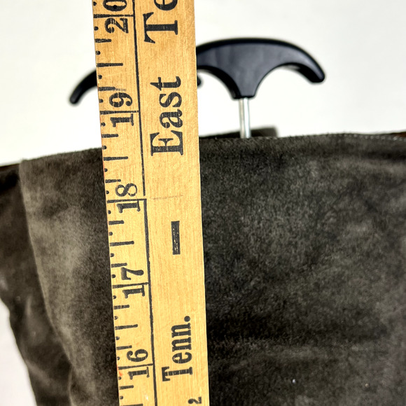 Sofft Boots Womens 8.5 Belfast Brown Suede Leather Slouchy Calf High Heel - Picture 6 of 13